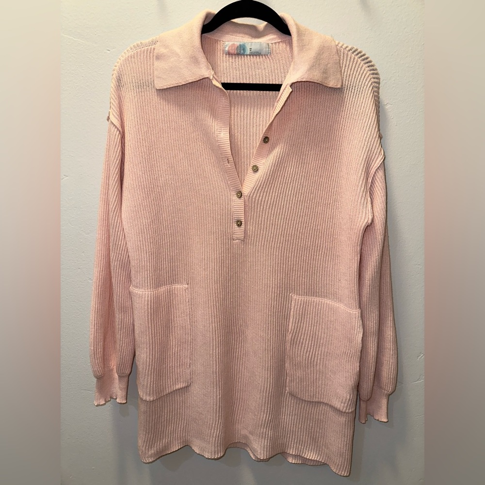 Knitted bohemian beach cover up!